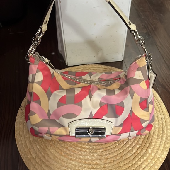 Coach Mini Limited Edition Baguette Canvas Hand Bag - Picture 4 of 8